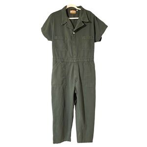 big bud press shortsleeve jumpsuit emerald green - MSRP: $210